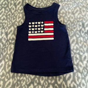 Girls Cat & Jack 4th of July tank